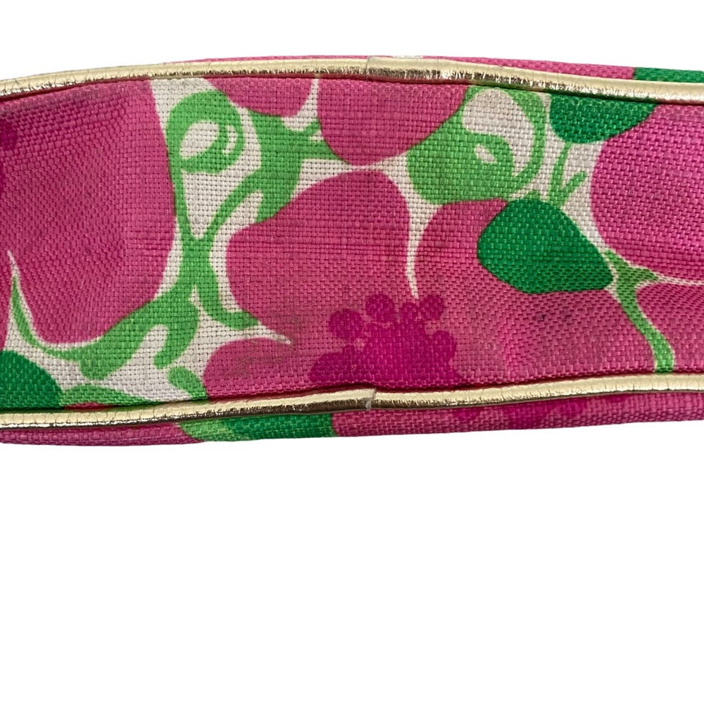 Lily Pulitzer for Estée Lauder makeup bag pink and green - Picture 3 of 5